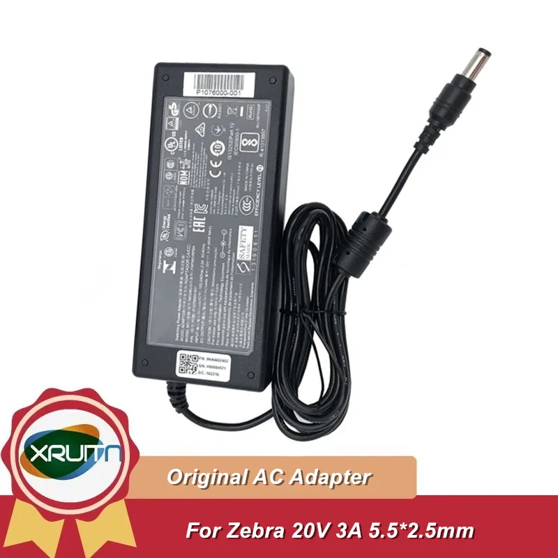 Оригинальный адаптер переменного тока FSP060-RPBA 20 В 3 А 60 Вт для Zebra TLP2824 TLP2844 TLP-2844 TLP3844-Z LP2824 LP2844 GC420D GC420T GK888D GK888T
Оригинальный адаптер переменного тока FSP060-RPBA 20 В 3 А 60 Вт для Zebra TLP2824 TLP2844 TLP-2844 TLP3844-Z LP2824 LP2844 GC420D GC420T GK888D GK888T