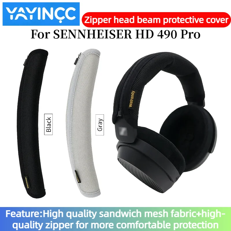 YAYINCC Headphone Head Beam Cover for SENNHEISER HD 490 Pro Earphone Zipper knitted fabric headband protective cover
YAYINCC Headphone Head Beam Cover for SENNHEISER HD 490 Pro Earphone Zipper knitted fabric headband protective cover