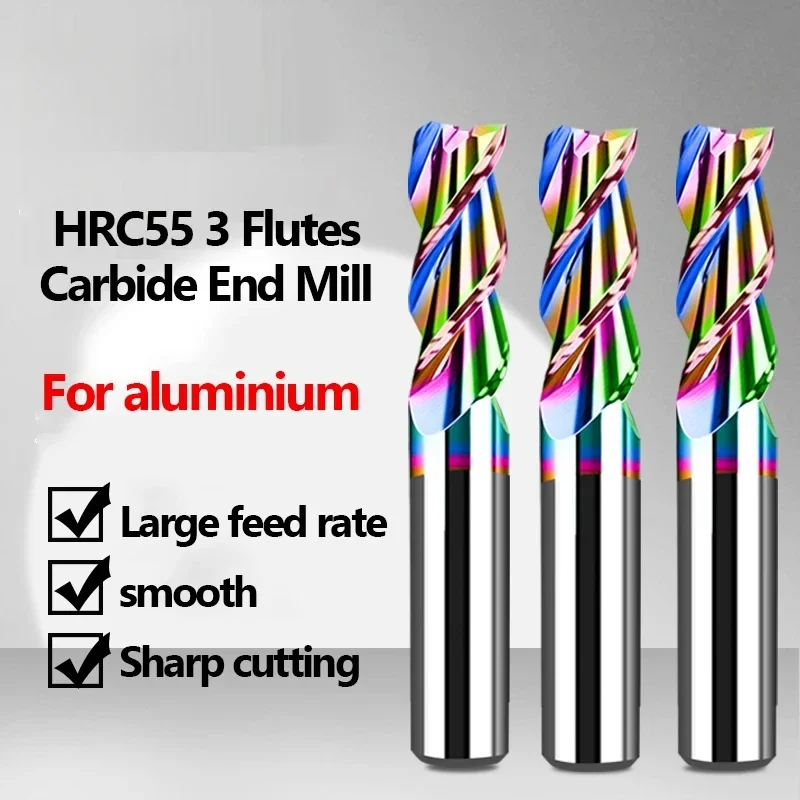 3 Flutes Teeth 123456789 12 14 16 18 20mm Carbide CNC Decimal Point Diameter Aluminum Copper Mini Tool Wood Acrylic HRC55 HRC65
3 Flutes Teeth 123456789 12 14 16 18 20mm Carbide CNC Decimal Point Diameter Aluminum Copper Mini Tool Wood Acrylic HRC55 HRC65