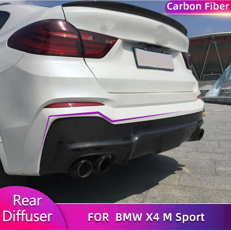 Carbon Fiber Car Rear Bumper Diffuser Lip Spoiler for BMW X4 M Sport 2014-2018 Auto Rear Diffuser Lip Apron Guard Body Kit
Carbon Fiber Car Rear Bumper Diffuser Lip Spoiler for BMW X4 M Sport 2014-2018 Auto Rear Diffuser Lip Apron Guard Body Kit