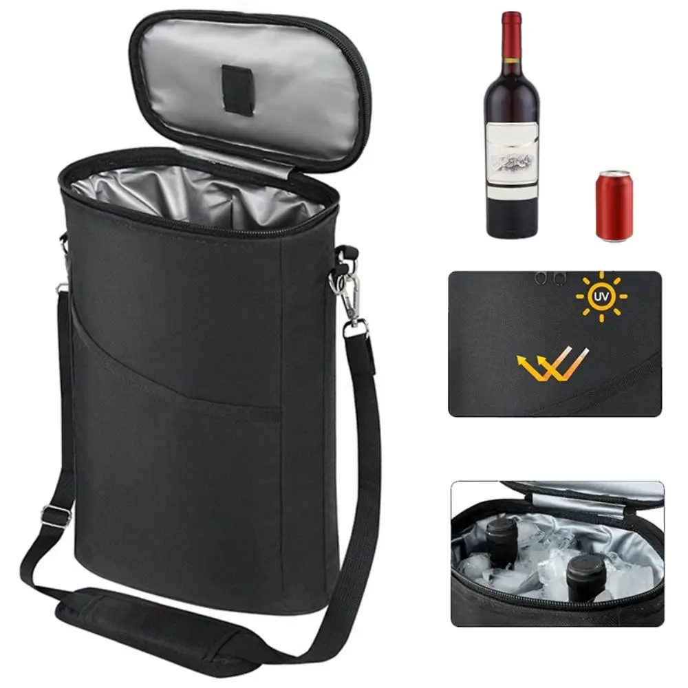 Double Zipper Leakproof Wine Cooler Bag Insulated with Handle Wine Gift Tote Padded Portable Wine Carrier for Travel Party
Double Zipper Leakproof Wine Cooler Bag Insulated with Handle Wine Gift Tote Padded Portable Wine Carrier for Travel Party