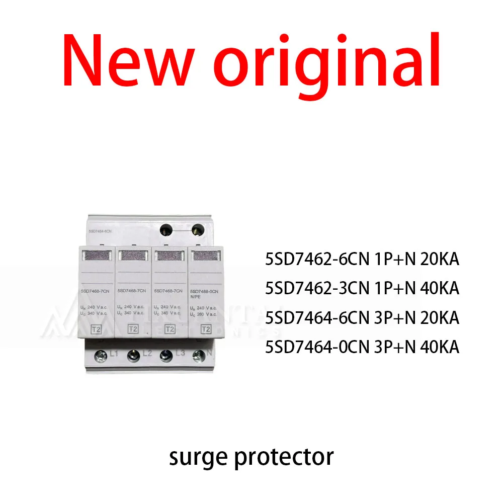 1Pcs/Lot New original 5SD7462-6CN 1P+N 20KA 5SD7462-3CN 1P+N 40KA 5SD7464-6CN 3P+N 20KA 5SD7464-0CN 3P+N 40KA surge protector
1Pcs/Lot New original 5SD7462-6CN 1P+N 20KA 5SD7462-3CN 1P+N 40KA 5SD7464-6CN 3P+N 20KA 5SD7464-0CN 3P+N 40KA surge protector