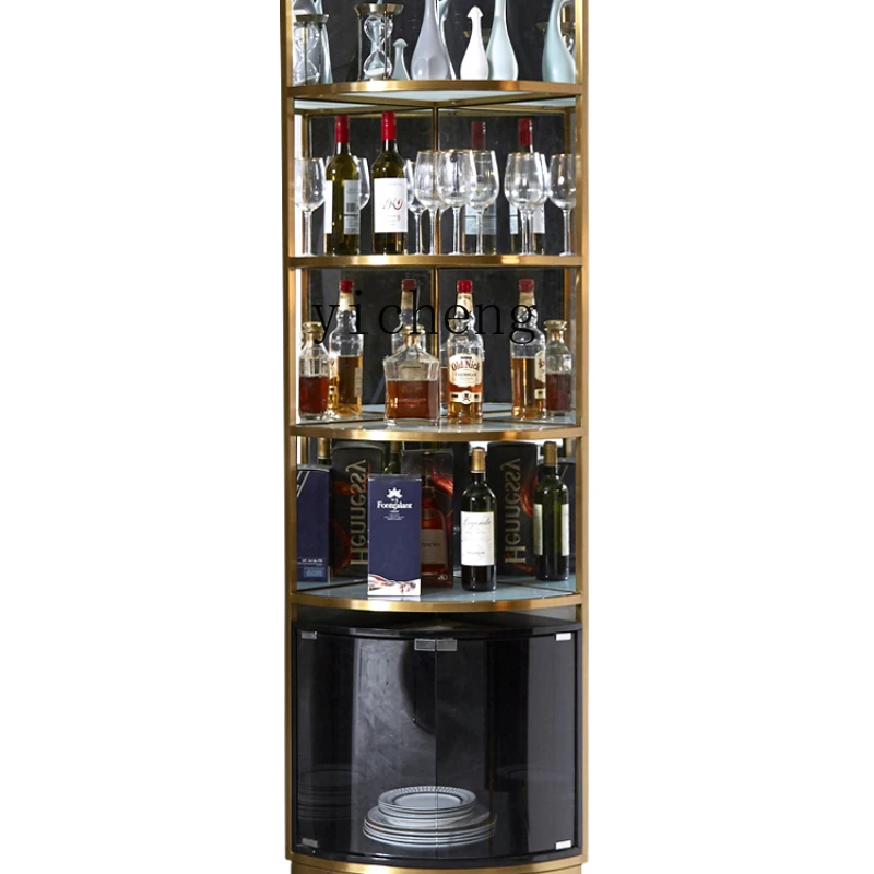 Xl Sst Wine Cabinet Home Living Room Corner Fan-Shaped Corner Wall Wine Cabinet
Xl Sst Wine Cabinet Home Living Room Corner Fan-Shaped Corner Wall Wine Cabinet