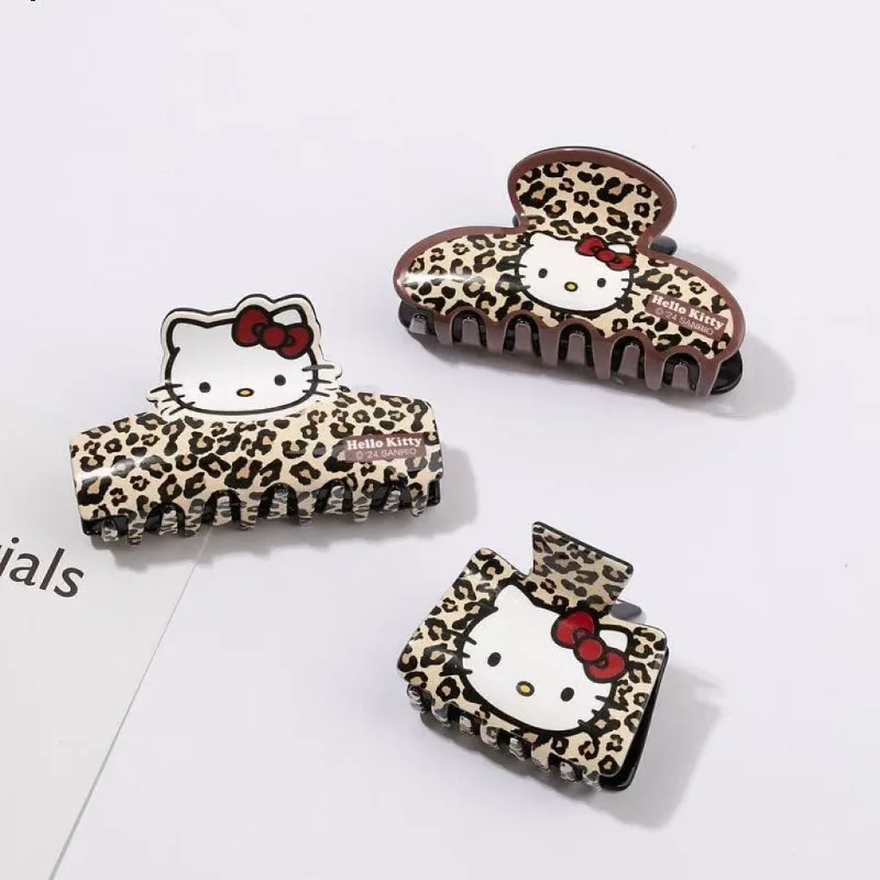 Sanrio Kawaii Hello Kitty Leopard Pattern Series Hair Clip Children's Cartoon Ins Hair Accessories Children's Festival Gift
Sanrio Kawaii Hello Kitty Leopard Pattern Series Hair Clip Children's Cartoon Ins Hair Accessories Children's Festival Gift