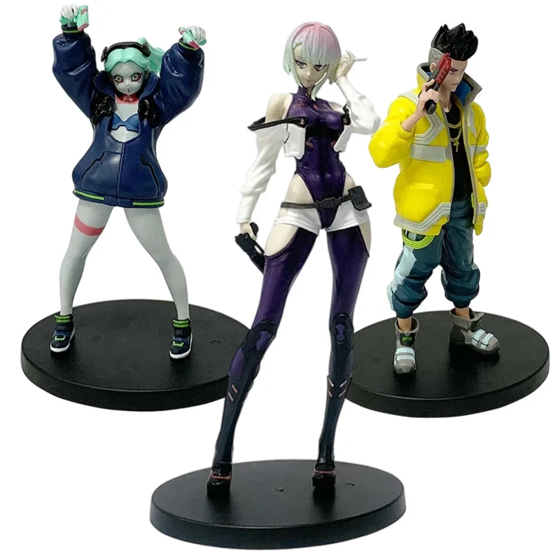 17-22cm Anime Game Cyberpunk:Edgerunners Lucy Rebecca David Martinez moon Action Figure Pendant Desktop Model Ornament Toys
17-22cm Anime Game Cyberpunk:Edgerunners Lucy Rebecca David Martinez moon Action Figure Pendant Desktop Model Ornament Toys