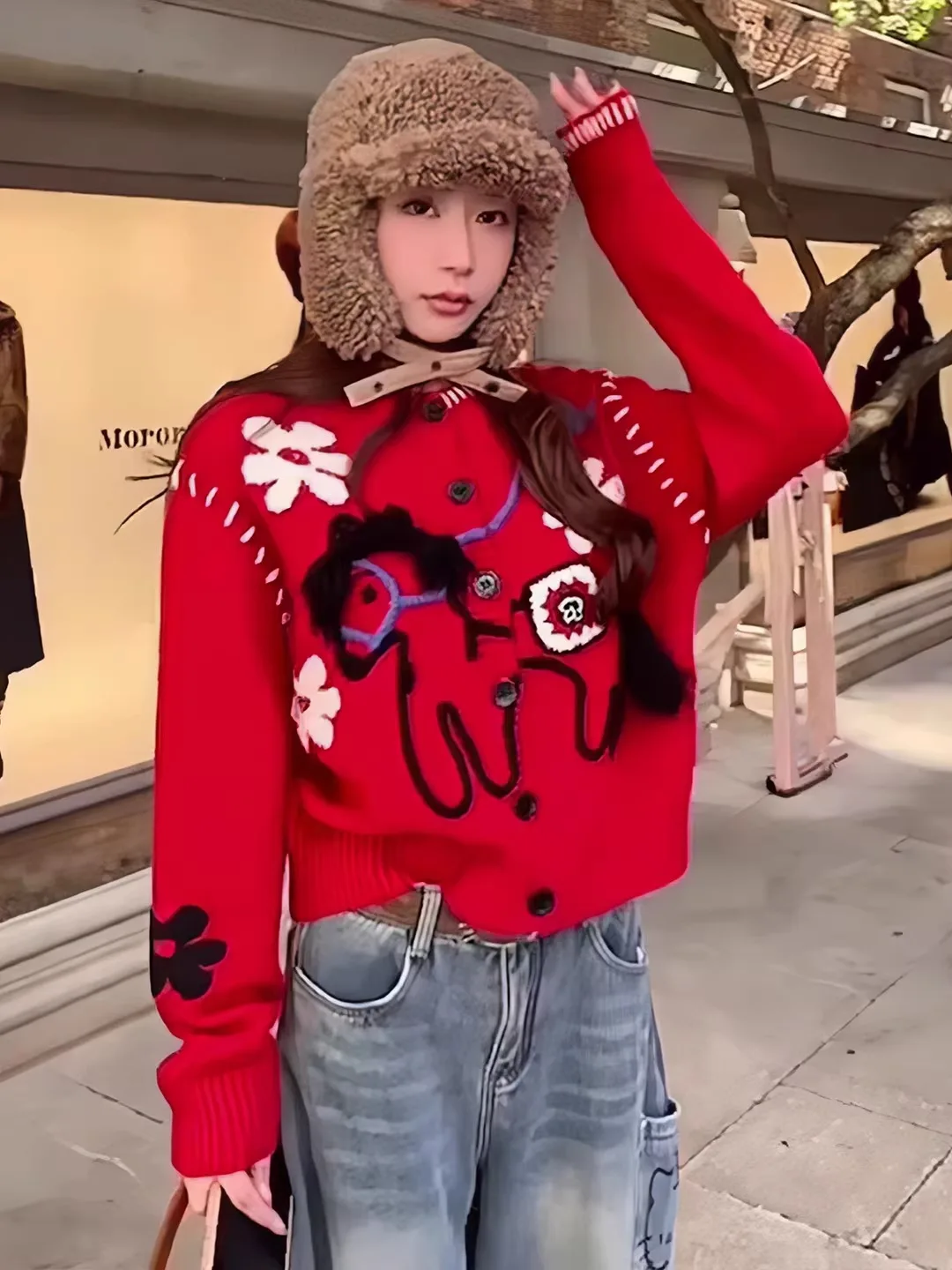 Cisas Aosphere New Year Red Little Sweater Soft Warm Ele Top Cisas Sle Knitted Long Sve round Ne G...
Cisas Aosphere New Year Red Little Sweater Soft Warm Ele Top Cisas Sle Knitted Long Sve round Ne G...