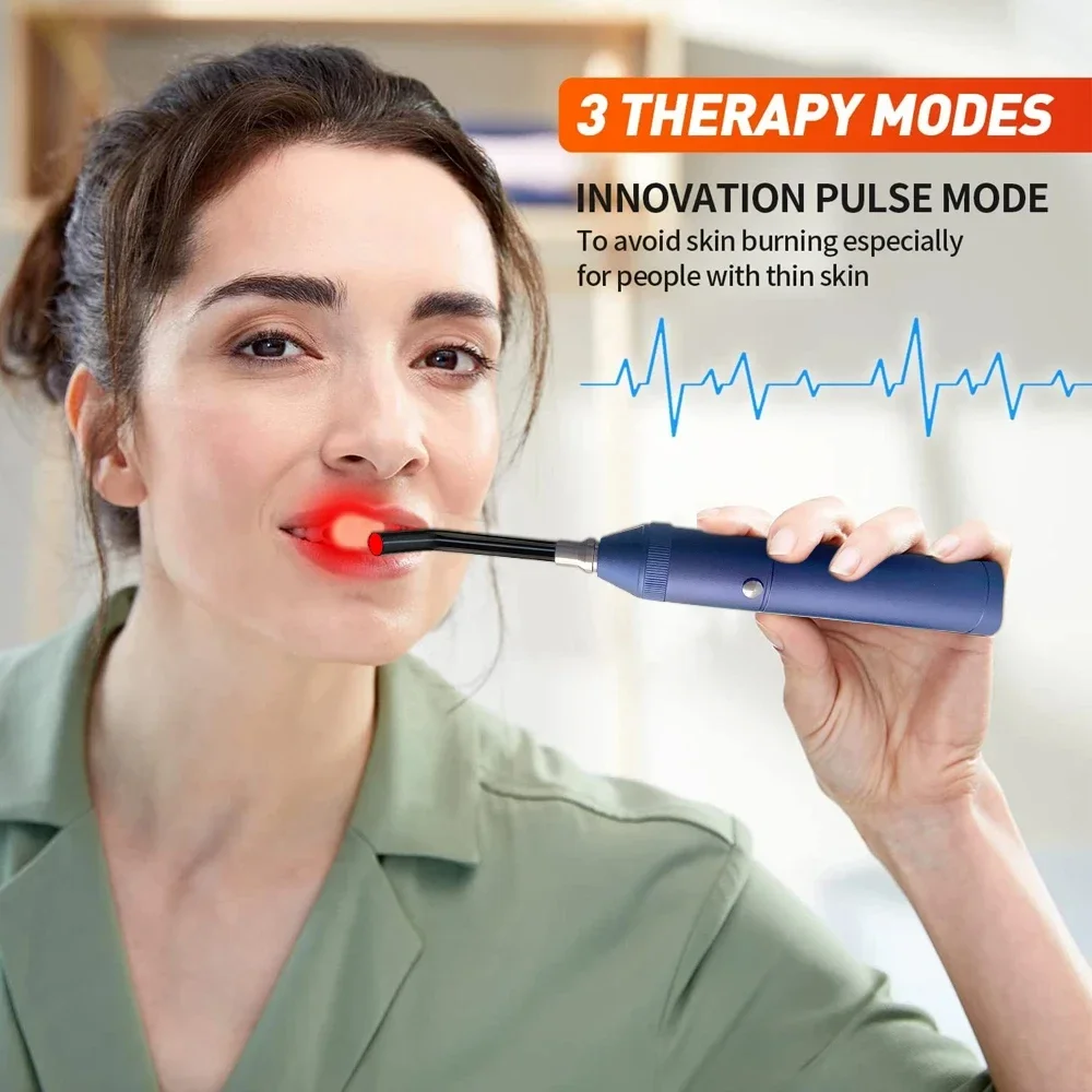 LED 3-in-1 Red Light Infrared Therapy Device Handheld Cold Sore Red Light Treatment Equipment Lip Therapy Oral Physiotherapy
LED 3-in-1 Red Light Infrared Therapy Device Handheld Cold Sore Red Light Treatment Equipment Lip Therapy Oral Physiotherapy