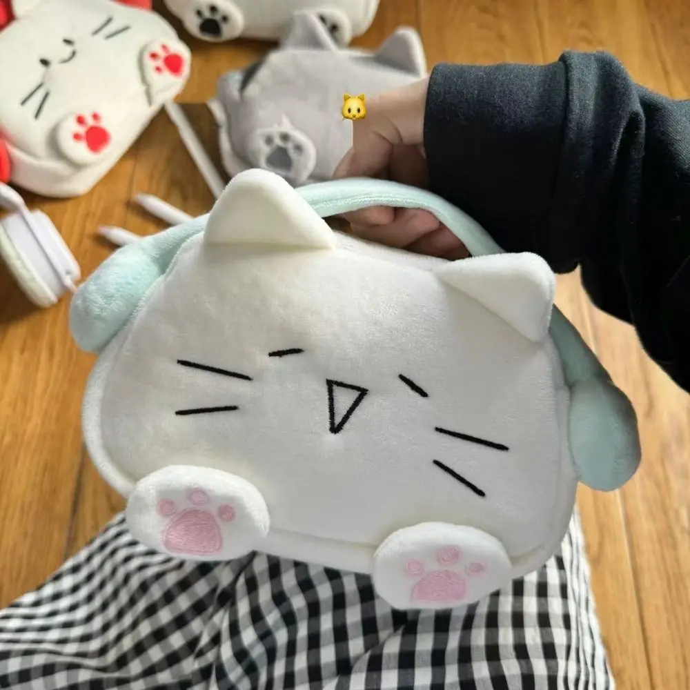 Large Capacity Cat Pencil Bag Transparent Desk Organizer Plush Pencil Case Kawaii Animal Zipper Cat Makeup Bag School Supplies
Large Capacity Cat Pencil Bag Transparent Desk Organizer Plush Pencil Case Kawaii Animal Zipper Cat Makeup Bag School Supplies