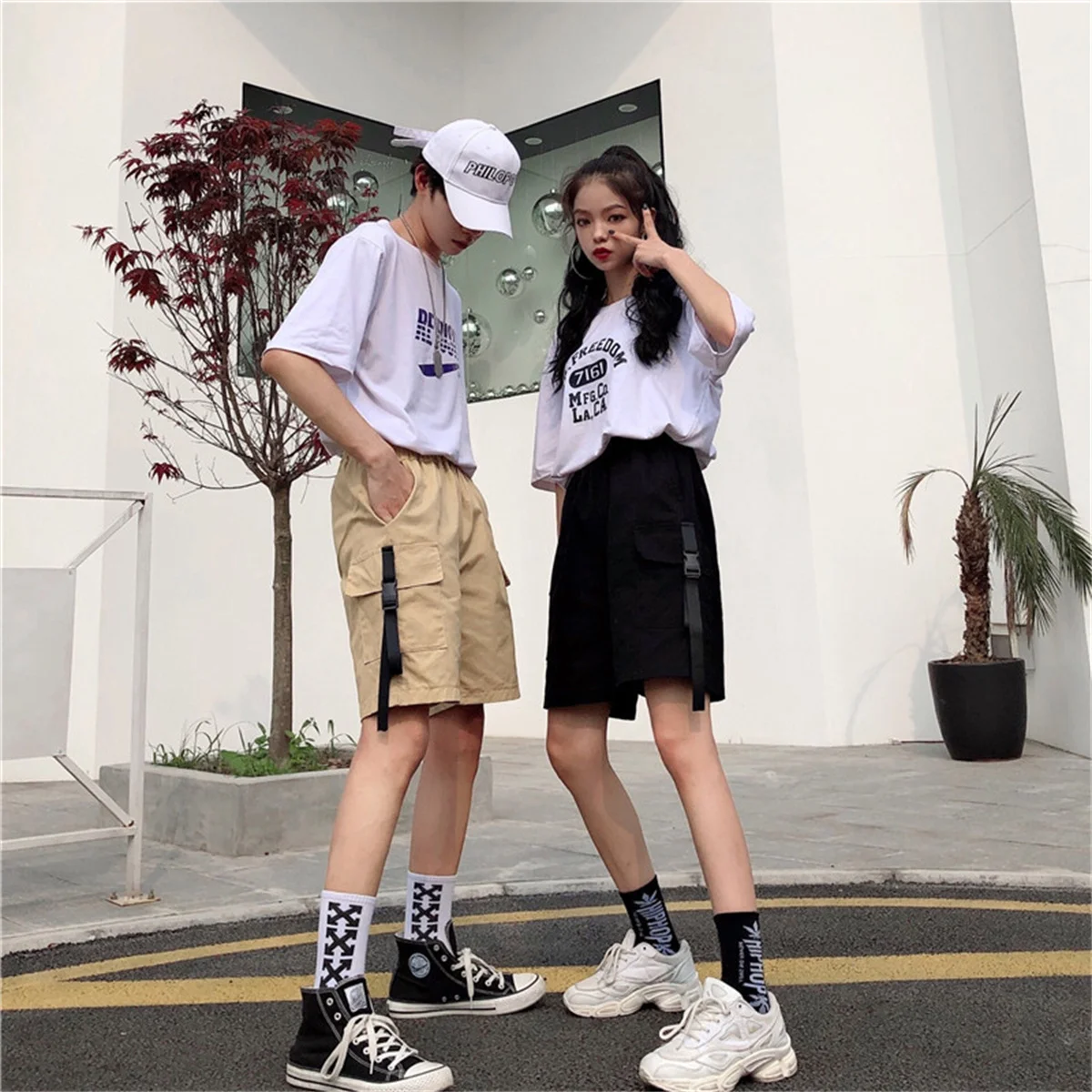 Loose Cargo Shorts Women Large Pocket Harajuku Japan Shorts Girl Couple Korean Ulzzang Trendy Street Summer Hip Hop Shorts Girl
Loose Cargo Shorts Women Large Pocket Harajuku Japan Shorts Girl Couple Korean Ulzzang Trendy Street Summer Hip Hop Shorts Girl