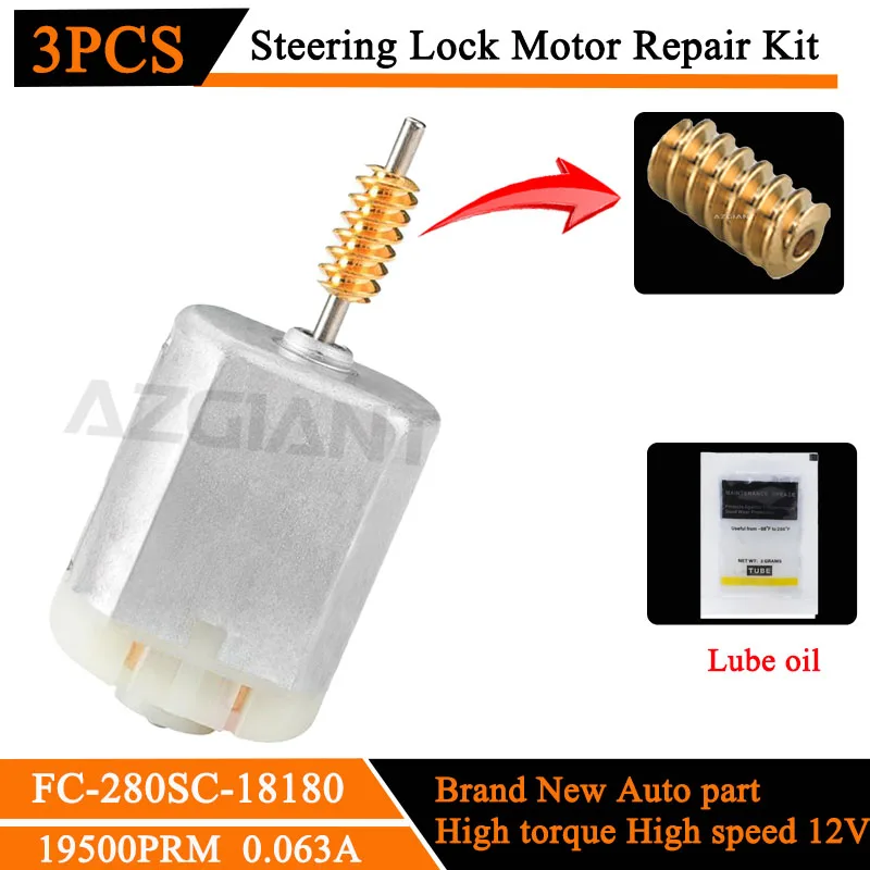 FC-280SC-18180 Car Steering Column Lock Motor 12V For Toyota Corolla Verso Avensis T27/T270 GT86 Yaris/Vitz MK2 Interior parts
FC-280SC-18180 Car Steering Column Lock Motor 12V For Toyota Corolla Verso Avensis T27/T270 GT86 Yaris/Vitz MK2 Interior parts