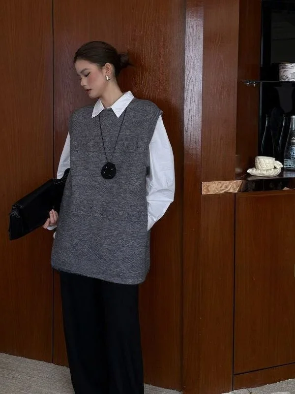 REN Original 2025 Winter round Ne Svel Knitted Top Women's Versatile Layering Vest Soft Polyester Fiber Ciwalk
REN Original 2025 Winter round Ne Svel Knitted Top Women's Versatile Layering Vest Soft Polyester Fiber Ciwalk