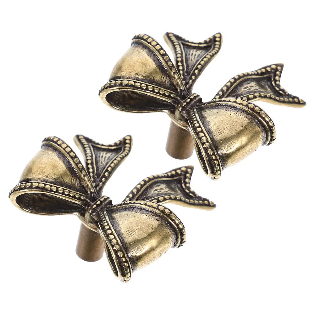2Pcs Bowknot Brass Door Handles Elegant Bow Shape Decorative Cabinet Pulls for Wardrobe Dresser Wine Cabinet Furniture Hardware
2Pcs Bowknot Brass Door Handles Elegant Bow Shape Decorative Cabinet Pulls for Wardrobe Dresser Wine Cabinet Furniture Hardware