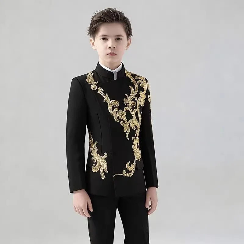 2026 New Design Boys Formal Suit 2 Piece Kids Blazer Pants Set Birthday Wedding Page Boy Suit A3378
2026 New Design Boys Formal Suit 2 Piece Kids Blazer Pants Set Birthday Wedding Page Boy Suit A3378