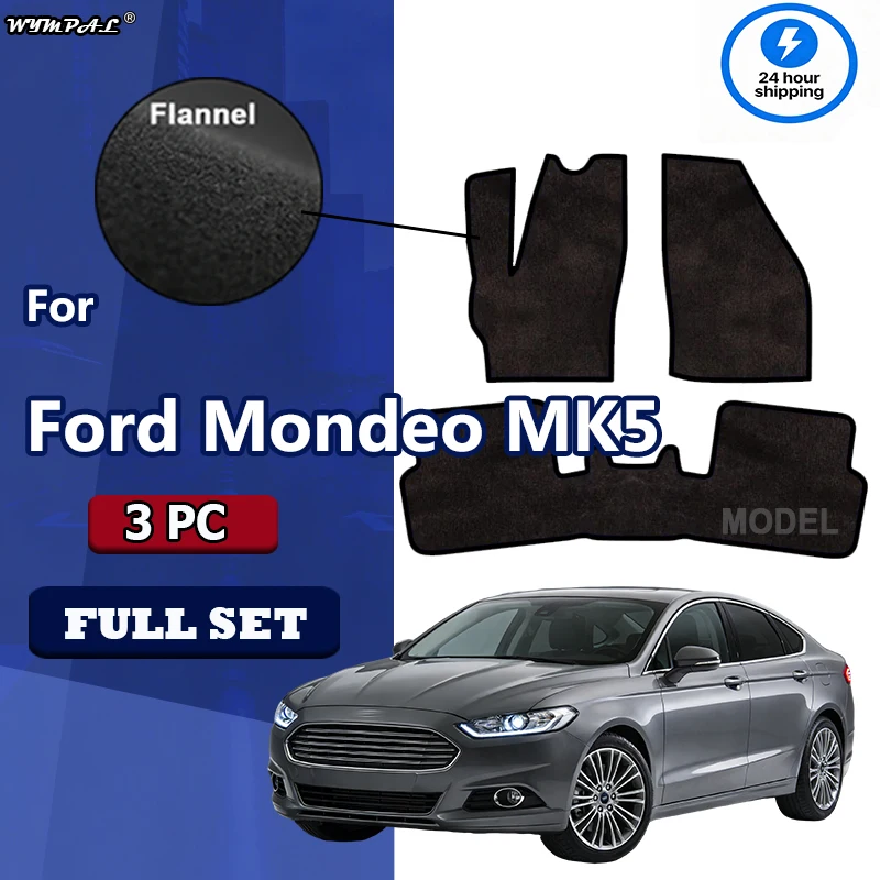 Flannel Car velour mats front for Ford Mondeo MK5 sedan, station wagon (2015-) -Black
Flannel Car velour mats front for Ford Mondeo MK5 sedan, station wagon (2015-) -Black