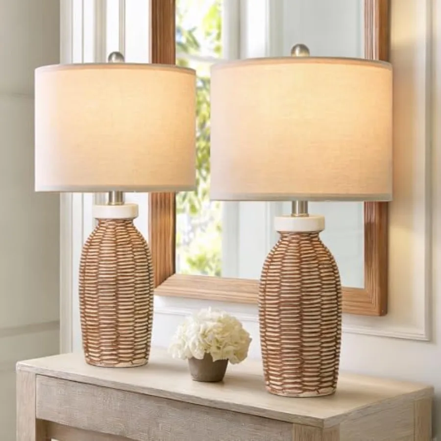 22.75" Table Lamps for Living Room Small Lamps for Bedroom Bedside Lamps Set of 2 Boho Lamps for Night Stands Nightstand Lamp F
22.75" Table Lamps for Living Room Small Lamps for Bedroom Bedside Lamps Set of 2 Boho Lamps for Night Stands Nightstand Lamp F
