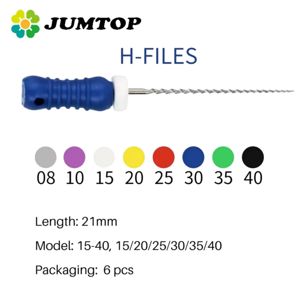 21/25mm Stainless Steel Dental H-Files for Hand Use in Root Canal Treatment - Dentist Tools
21/25mm Stainless Steel Dental H-Files for Hand Use in Root Canal Treatment - Dentist Tools