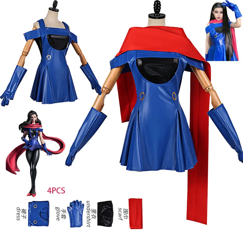 WHH Anime Bizae COS Elizabeth Joestar cosplay Lisa Lisa dress scarf Accessories cosplay outfit women role play Halloween Restor
WHH Anime Bizae COS Elizabeth Joestar cosplay Lisa Lisa dress scarf Accessories cosplay outfit women role play Halloween Restor