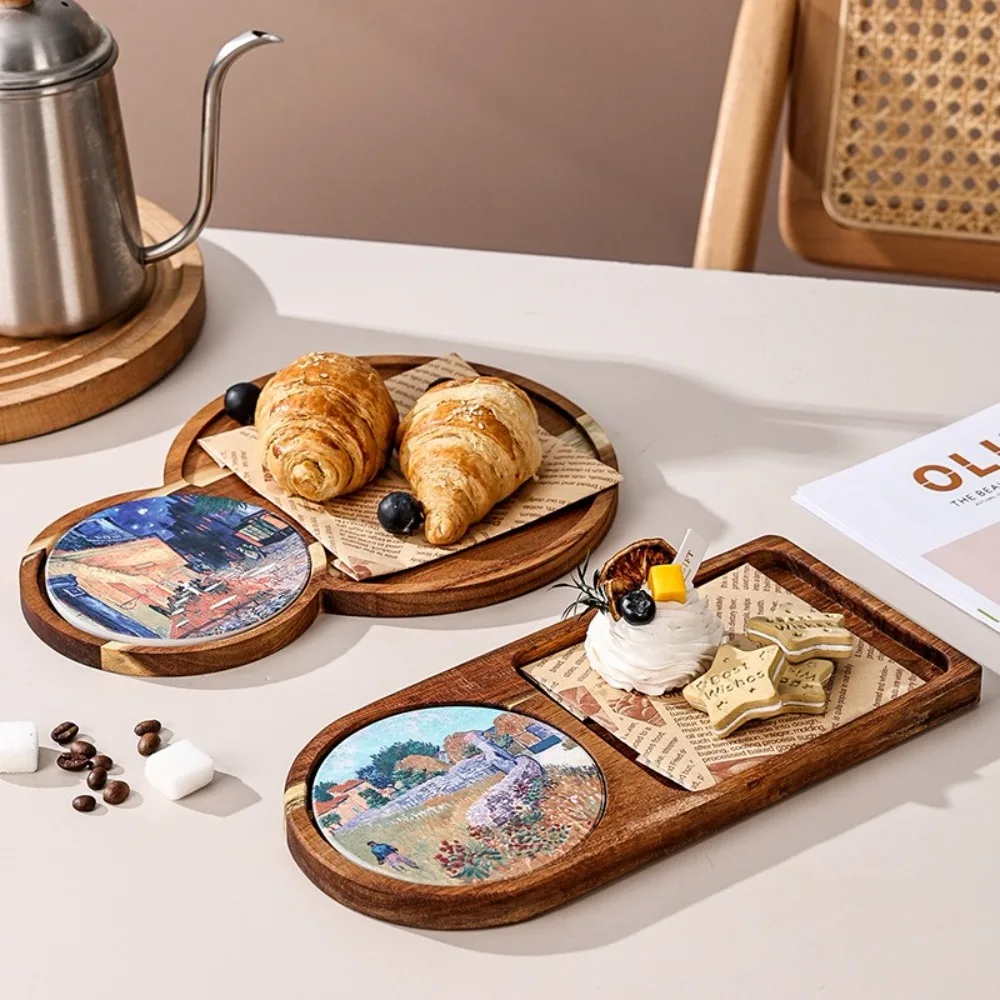 Creative Portable Dessert Tray Natural Detachable Breakfast Plate Retro Solid Wood Kitchen Serving Tray Restaurant
Creative Portable Dessert Tray Natural Detachable Breakfast Plate Retro Solid Wood Kitchen Serving Tray Restaurant