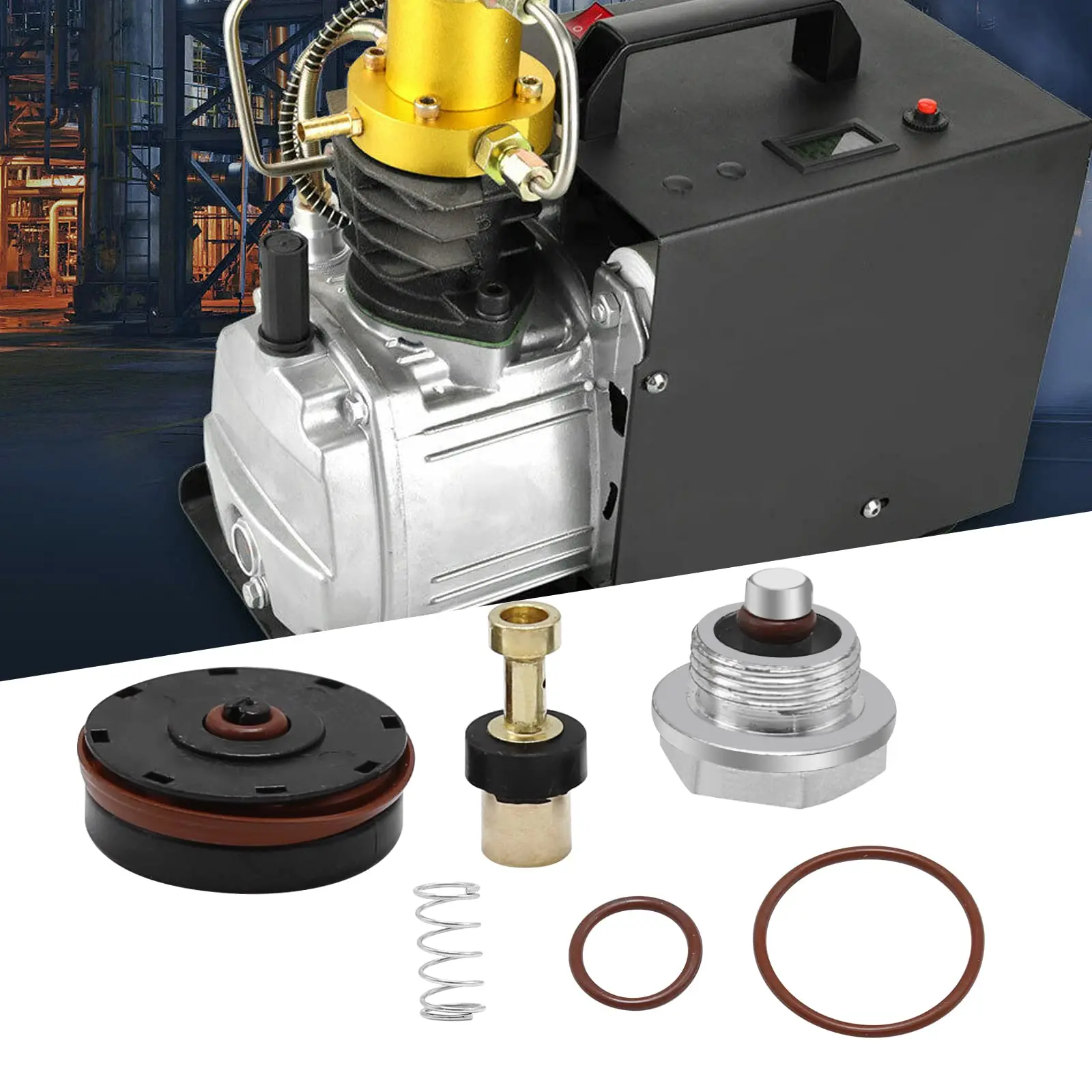 Air Compressor Regulator Repair Kit For Craftsman/for Porter N008792 Air Compressor Regulator Repair Kit For Craftsman
Air Compressor Regulator Repair Kit For Craftsman/for Porter N008792 Air Compressor Regulator Repair Kit For Craftsman