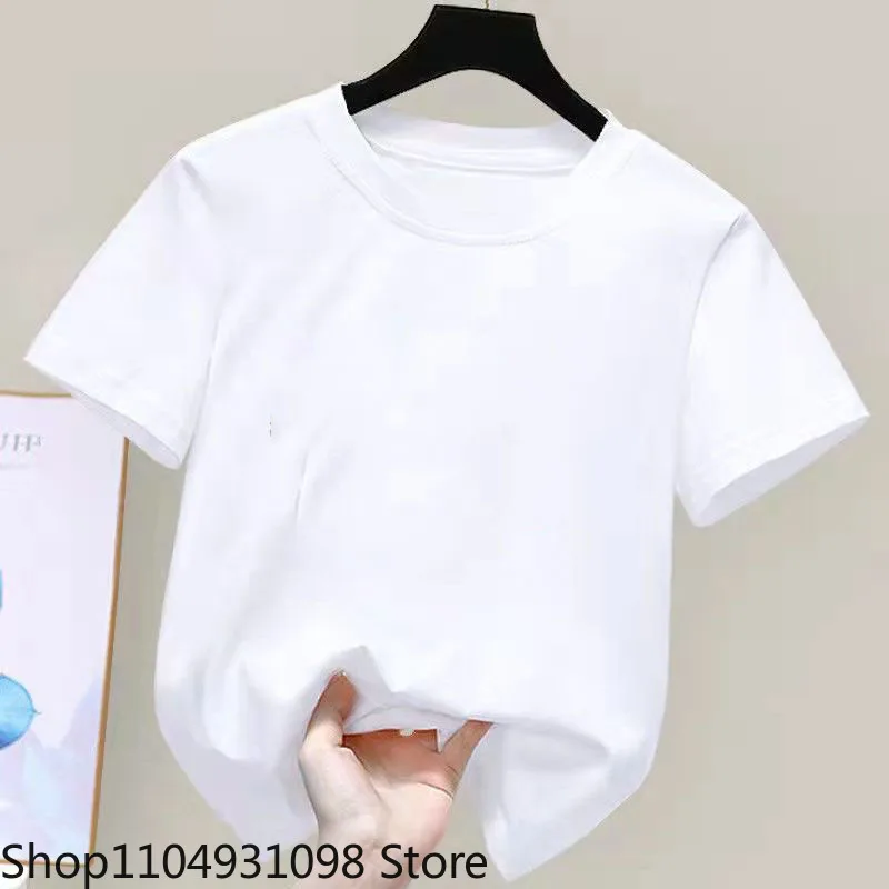 Футболка из 100% хлопка плотностью 180 г/м² для детей (мальчиков и девочек), новинка лета 2024 года, женская футболка с коротким рукавом, милый стиль, белый однотонный цвет, топы.
Футболка из 100% хлопка плотностью 180 г/м² для детей (мальчиков и девочек), новинка лета 2024 года, женская футболка с коротким рукавом, милый стиль, белый однотонный цвет, топы.