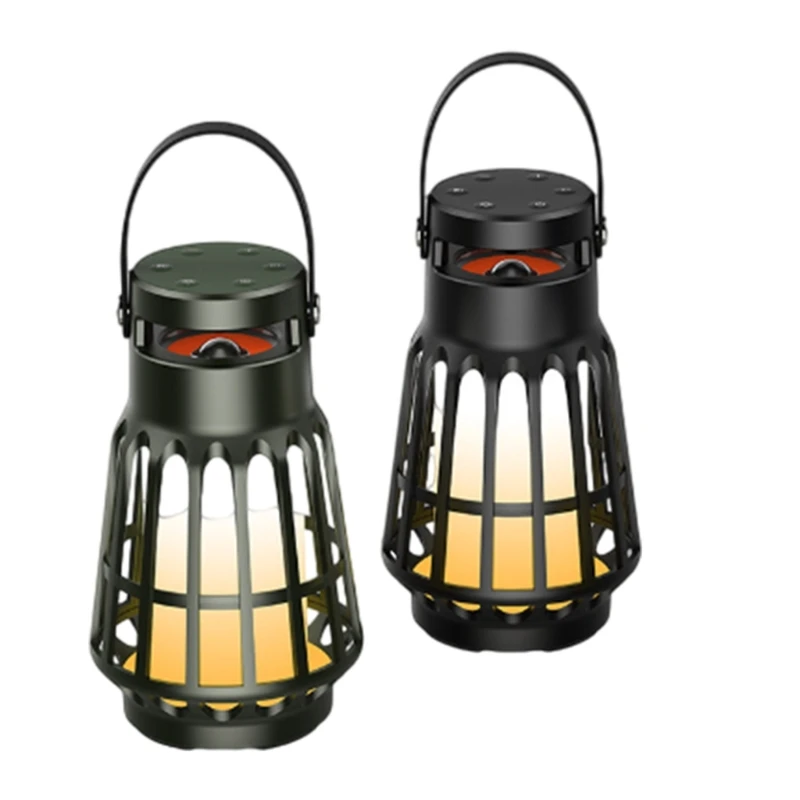 Wireless Outdoor Lantern Atmospheres Light Offering Speaker and Handle Feature Camping Light for Secure Placement
Wireless Outdoor Lantern Atmospheres Light Offering Speaker and Handle Feature Camping Light for Secure Placement