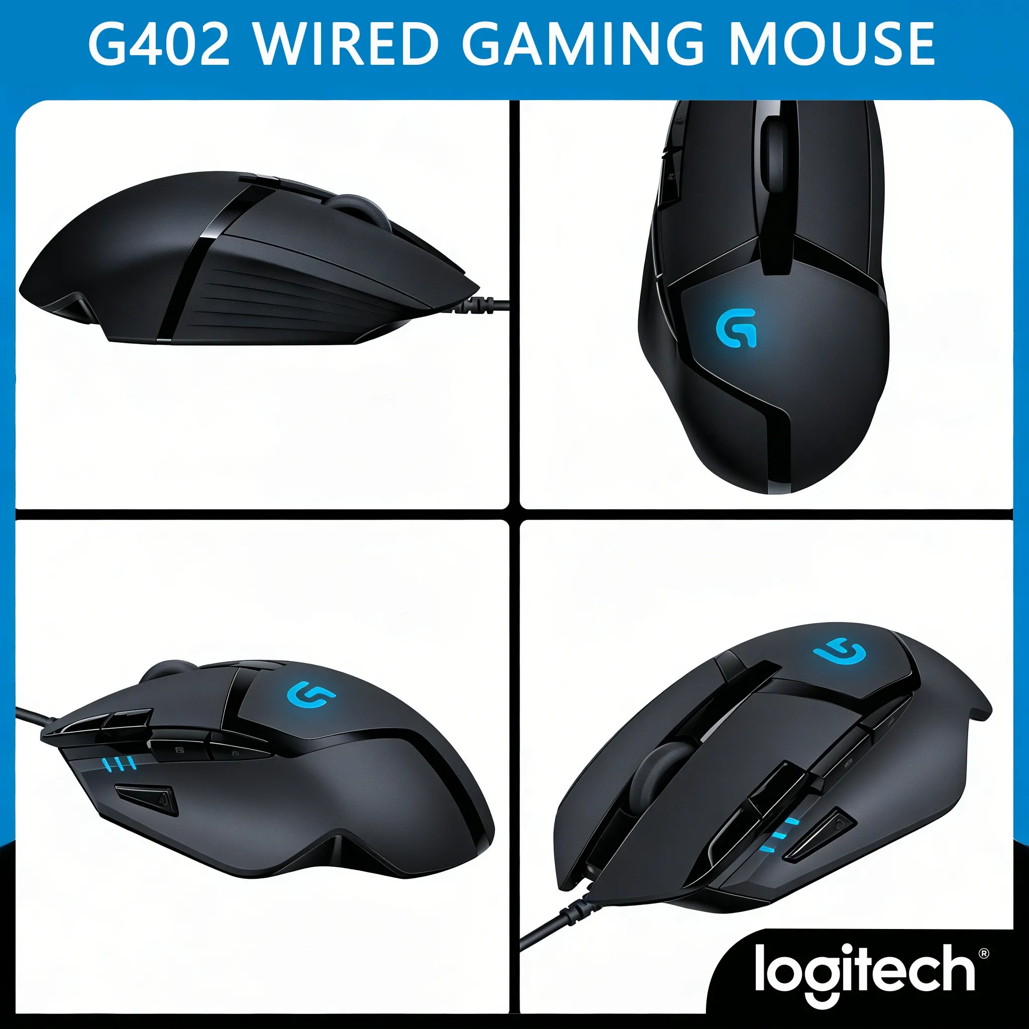 Logitech G402 - DPI Switching for Seamless Gameplay
Logitech G402 - DPI Switching for Seamless Gameplay