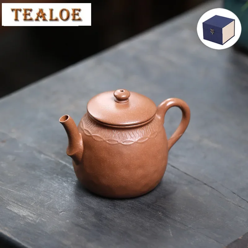 190ml Elegant Yixing Purple Clay Teapots Handmade Pot Raw Ore Crab Roe Section Mud Tea Maker Kettle With Filter Zisha Tea Set
190ml Elegant Yixing Purple Clay Teapots Handmade Pot Raw Ore Crab Roe Section Mud Tea Maker Kettle With Filter Zisha Tea Set