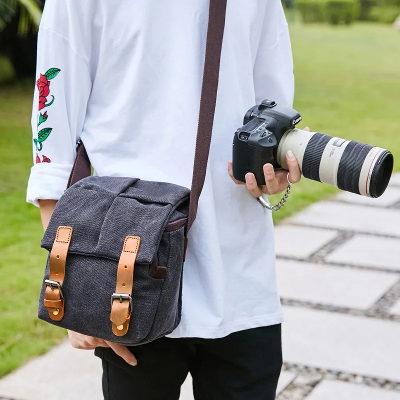 DSLR Camera Bag Canvas Shoulder Bag Camera Case For Canon Nikon Sony Lens Pouch Bag Waterproof Photography Photo Bag
DSLR Camera Bag Canvas Shoulder Bag Camera Case For Canon Nikon Sony Lens Pouch Bag Waterproof Photography Photo Bag