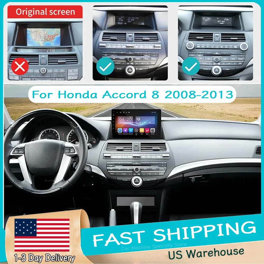 10''Car Stereo Radio GPS Navigation for Accord 8th Gen 2008-2013 Android15 Head Unit with Carplay/Android Auto Bluetooth WiFi FM
10''Car Stereo Radio GPS Navigation for Accord 8th Gen 2008-2013 Android15 Head Unit with Carplay/Android Auto Bluetooth WiFi FM