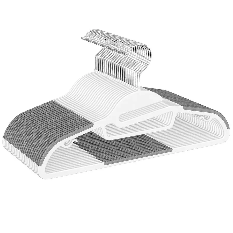 Пластиковые вешалки (50 шт.) с нескользящим покрытием, толщиной 0,2 дюйма, с поворотным на 360° крючком, экономящие место, для спальни, гардероба, рубашек, пальто
Пластиковые вешалки (50 шт.) с нескользящим покрытием, толщиной 0,2 дюйма, с поворотным на 360° крючком, экономящие место, для спальни, гардероба, рубашек, пальто