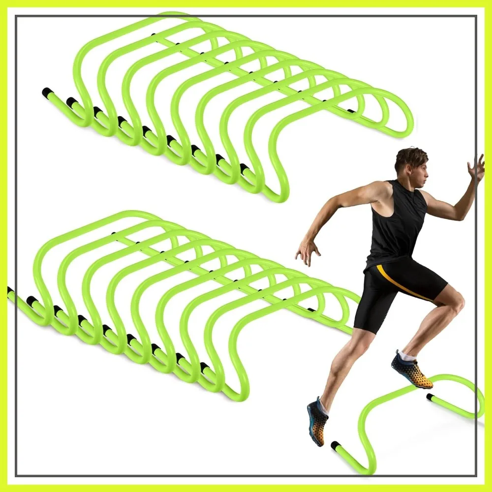 18 Pcs 6" Speed Training Hurdles Durable Agility Hurdles for Soccer, Basketball, Athletes
18 Pcs 6" Speed Training Hurdles Durable Agility Hurdles for Soccer, Basketball, Athletes