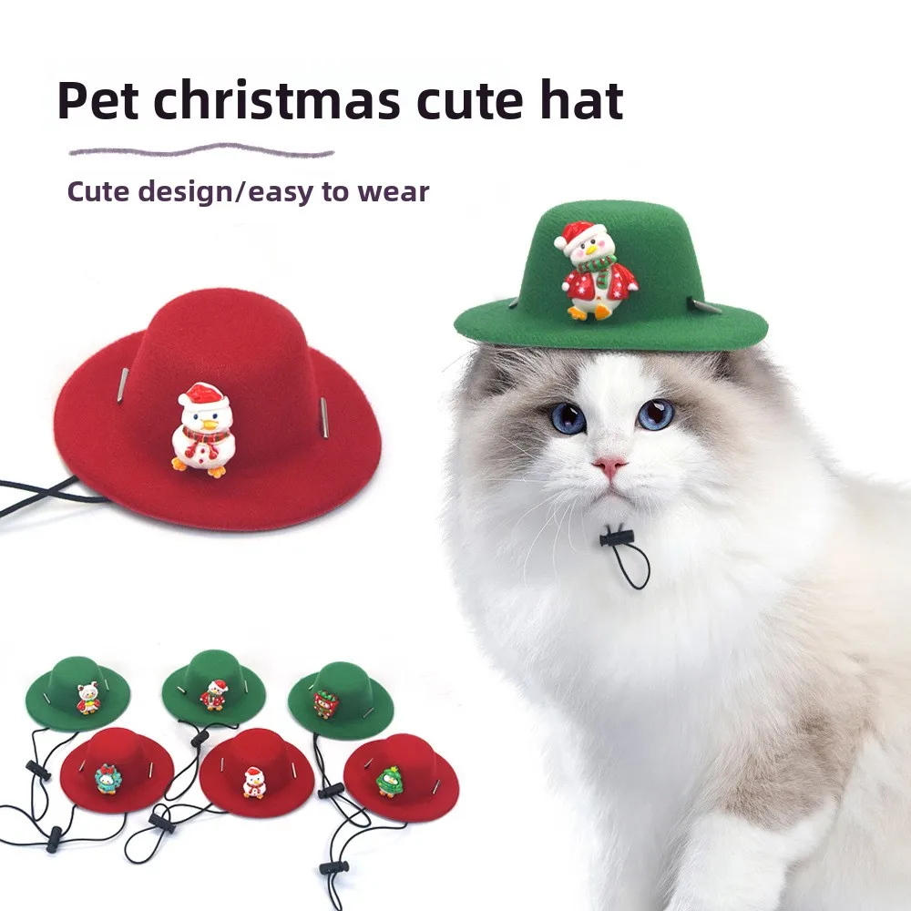 Cross-border new products Christmas duck hat cosplay pet accessories, cat and dog dress up cute pet supplies
Cross-border new products Christmas duck hat cosplay pet accessories, cat and dog dress up cute pet supplies