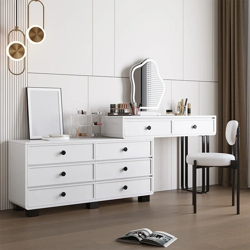 PYH cream wind solid wood dresser chest cabinet integrated makeup table bedroom makeup table chest combination
PYH cream wind solid wood dresser chest cabinet integrated makeup table bedroom makeup table chest combination
