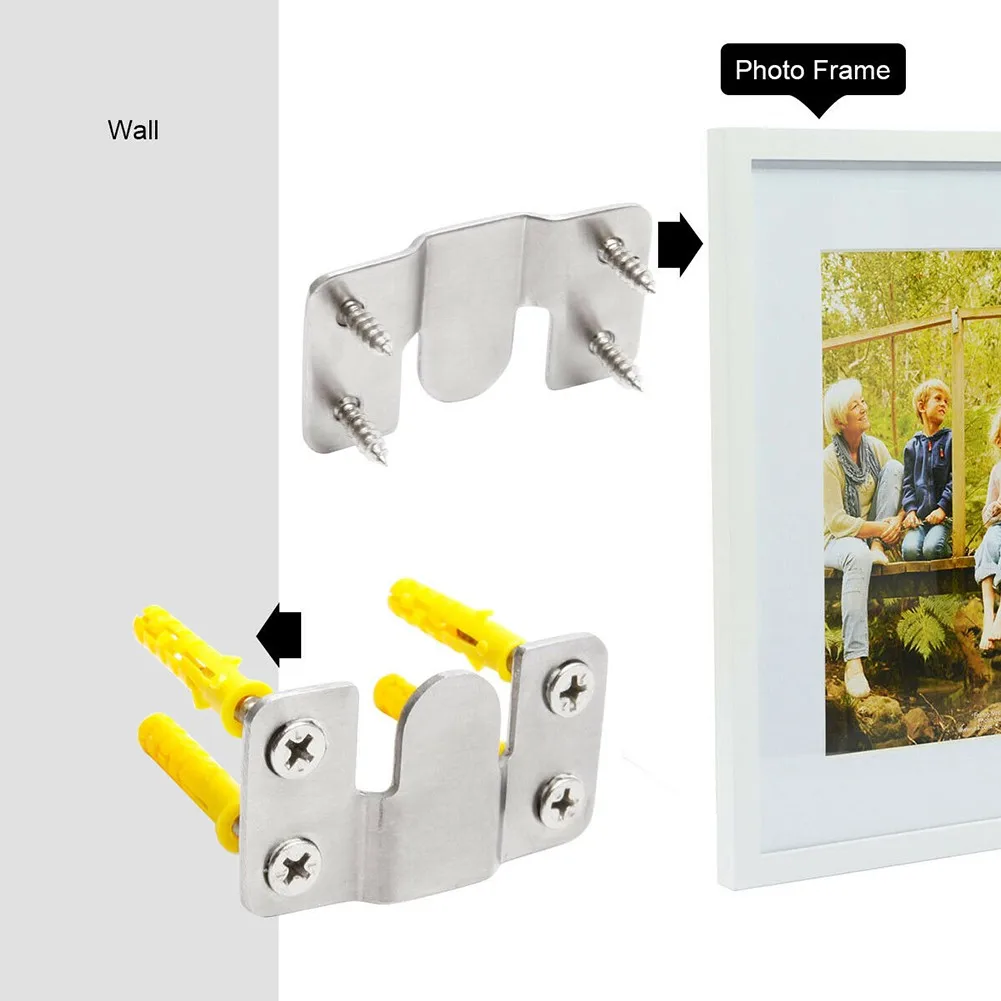 10pairs Flush Mounting Buckles Stainless Steel Hanger Concealed Mount Bracket Wall Mount Hardware 44 X 19 X 2 Mm
10pairs Flush Mounting Buckles Stainless Steel Hanger Concealed Mount Bracket Wall Mount Hardware 44 X 19 X 2 Mm