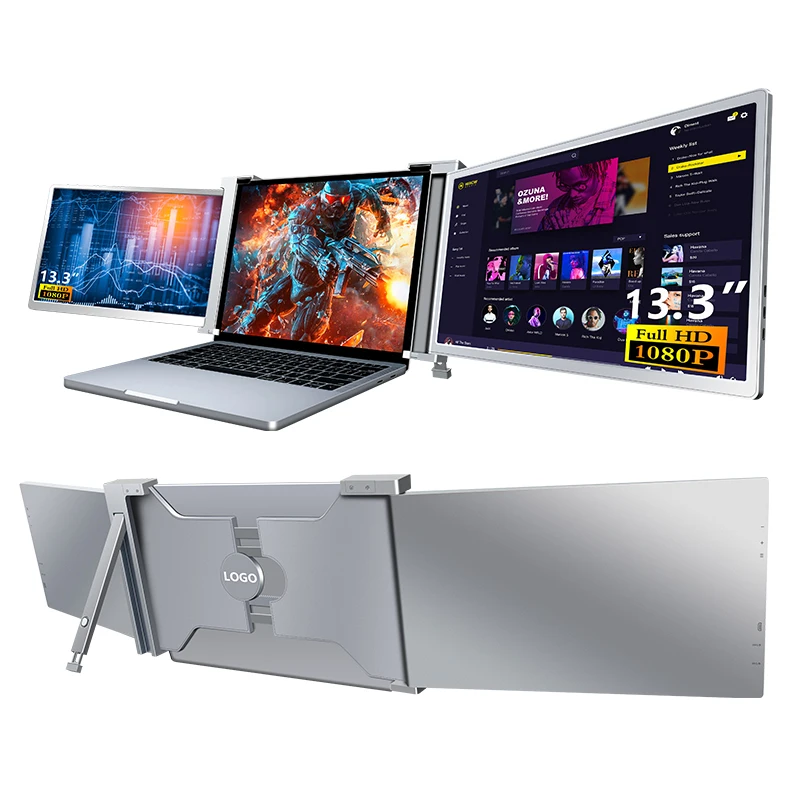 Wholesale 13.3 Inch Triple 3in1 Portable Lcd Screen Led Backlight Good Market For Laptop Extender
Wholesale 13.3 Inch Triple 3in1 Portable Lcd Screen Led Backlight Good Market For Laptop Extender