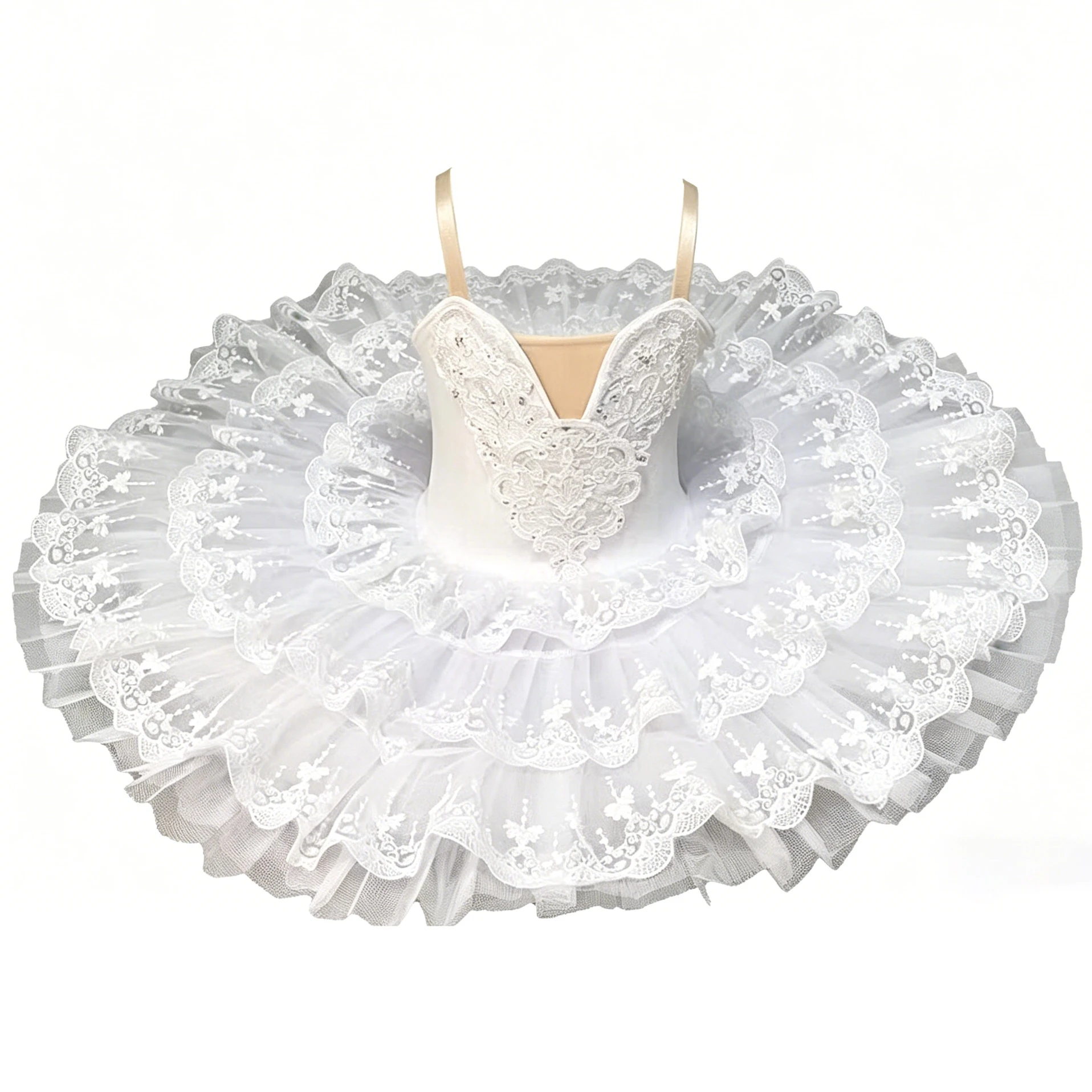 Professional Classical Tutu Ballet Dress Slip Lace Pie-shaped Embroider Gauze Ballerina Party Dress Children Girl Dance Costumes
Professional Classical Tutu Ballet Dress Slip Lace Pie-shaped Embroider Gauze Ballerina Party Dress Children Girl Dance Costumes