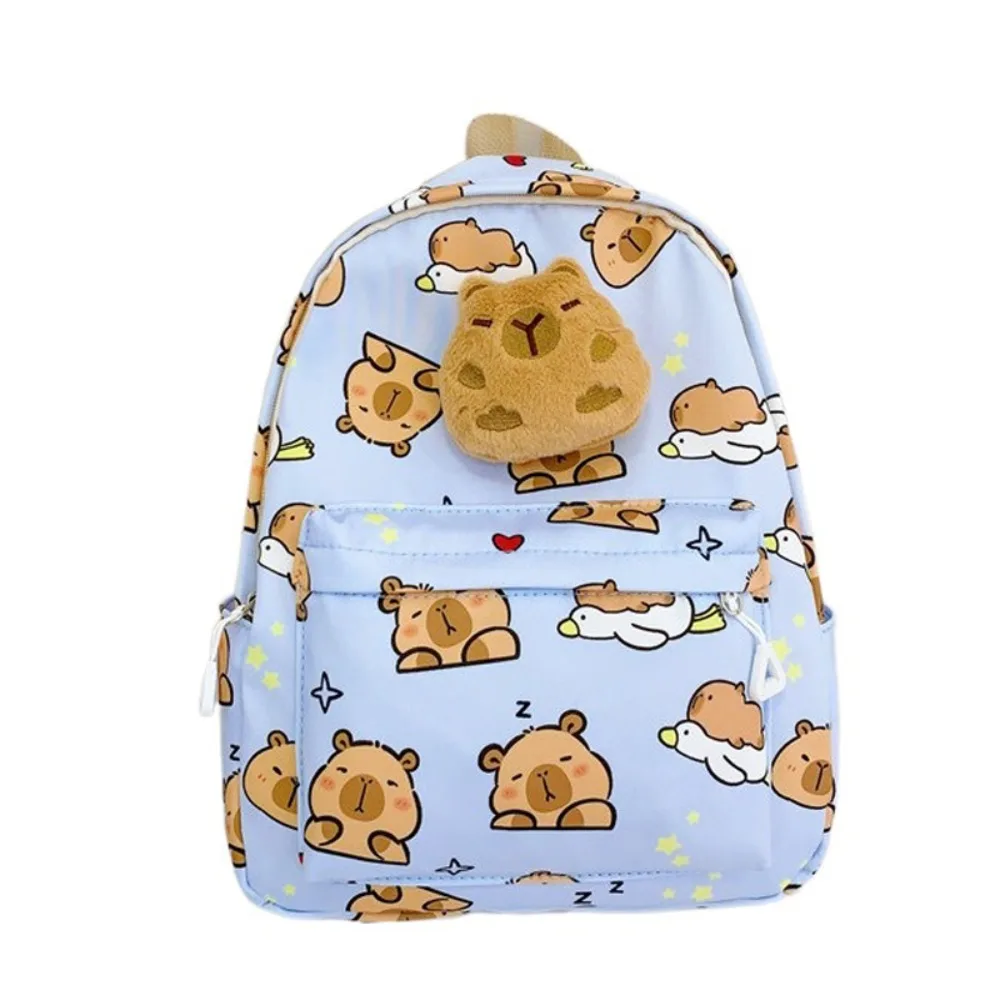 Doll Decoration Capybara Backpack Nylon Thickened Cartoon Animal Daypack Foldable Lightweight Large Capacity School Bag Students
Doll Decoration Capybara Backpack Nylon Thickened Cartoon Animal Daypack Foldable Lightweight Large Capacity School Bag Students