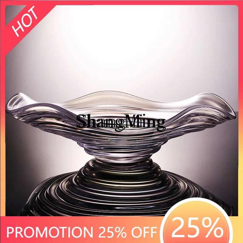 FG good-looking minimalist creative crystal glass fruit plate living room coffee table large modern fruit plate
FG good-looking minimalist creative crystal glass fruit plate living room coffee table large modern fruit plate