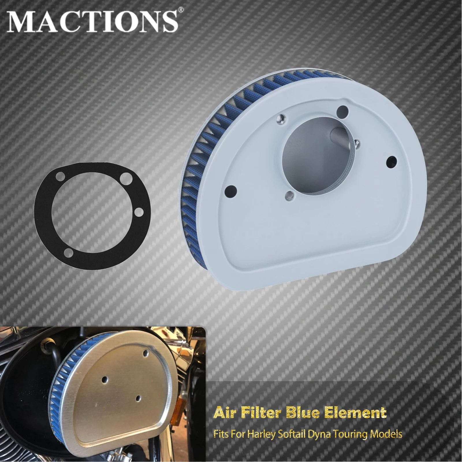 Motorcycle Air Filter Intake Blue Element Cleaner For Harley Touring Road Glide Softail Classic Breakout Fat Boy Dyna Low Rider
Motorcycle Air Filter Intake Blue Element Cleaner For Harley Touring Road Glide Softail Classic Breakout Fat Boy Dyna Low Rider