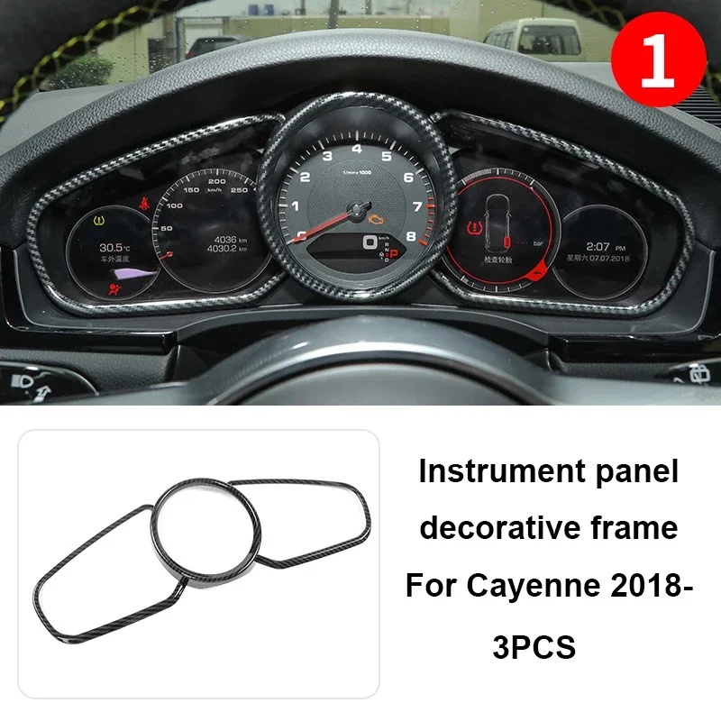 For Porsche Cayenne 9YA 2018 2019 2020 2021 2022-2024 Car Dashboard Screen Steering Wheel Frame Carbon Fiber Interior Decoration
For Porsche Cayenne 9YA 2018 2019 2020 2021 2022-2024 Car Dashboard Screen Steering Wheel Frame Carbon Fiber Interior Decoration