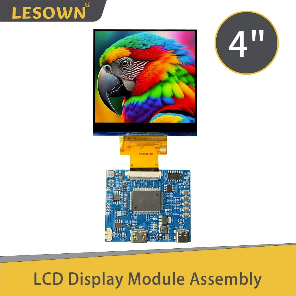 LESOWN 480x480 Resolution 4 inch LCD Display Screen IPS HDMI Type-C Powered Module RTD2660-V1.ORB Electronic Accessories
LESOWN 480x480 Resolution 4 inch LCD Display Screen IPS HDMI Type-C Powered Module RTD2660-V1.ORB Electronic Accessories
