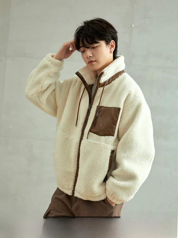 HIER Neutral Sle Thiened Leather And Fce Jaet Vintage Patchwork eepskin Coat for ort People Closet ential
HIER Neutral Sle Thiened Leather And Fce Jaet Vintage Patchwork eepskin Coat for ort People Closet ential