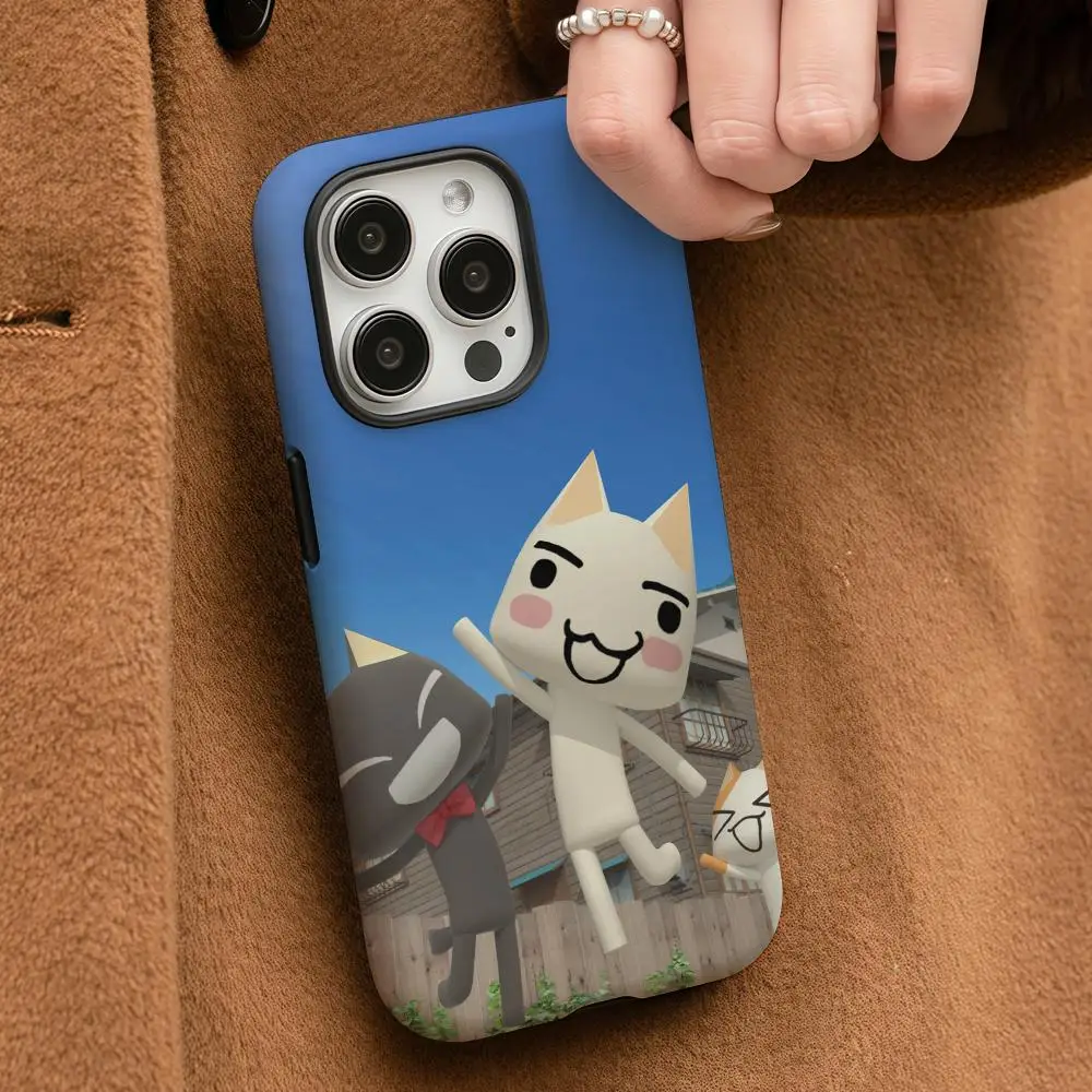 Kawaii Toro Inoue Cat Phone Case For iPhone 16 15 14 13 12 11 Pro Max Plus Glossy HD Double-Layer Liquid Back Film Hard Shell
Kawaii Toro Inoue Cat Phone Case For iPhone 16 15 14 13 12 11 Pro Max Plus Glossy HD Double-Layer Liquid Back Film Hard Shell
