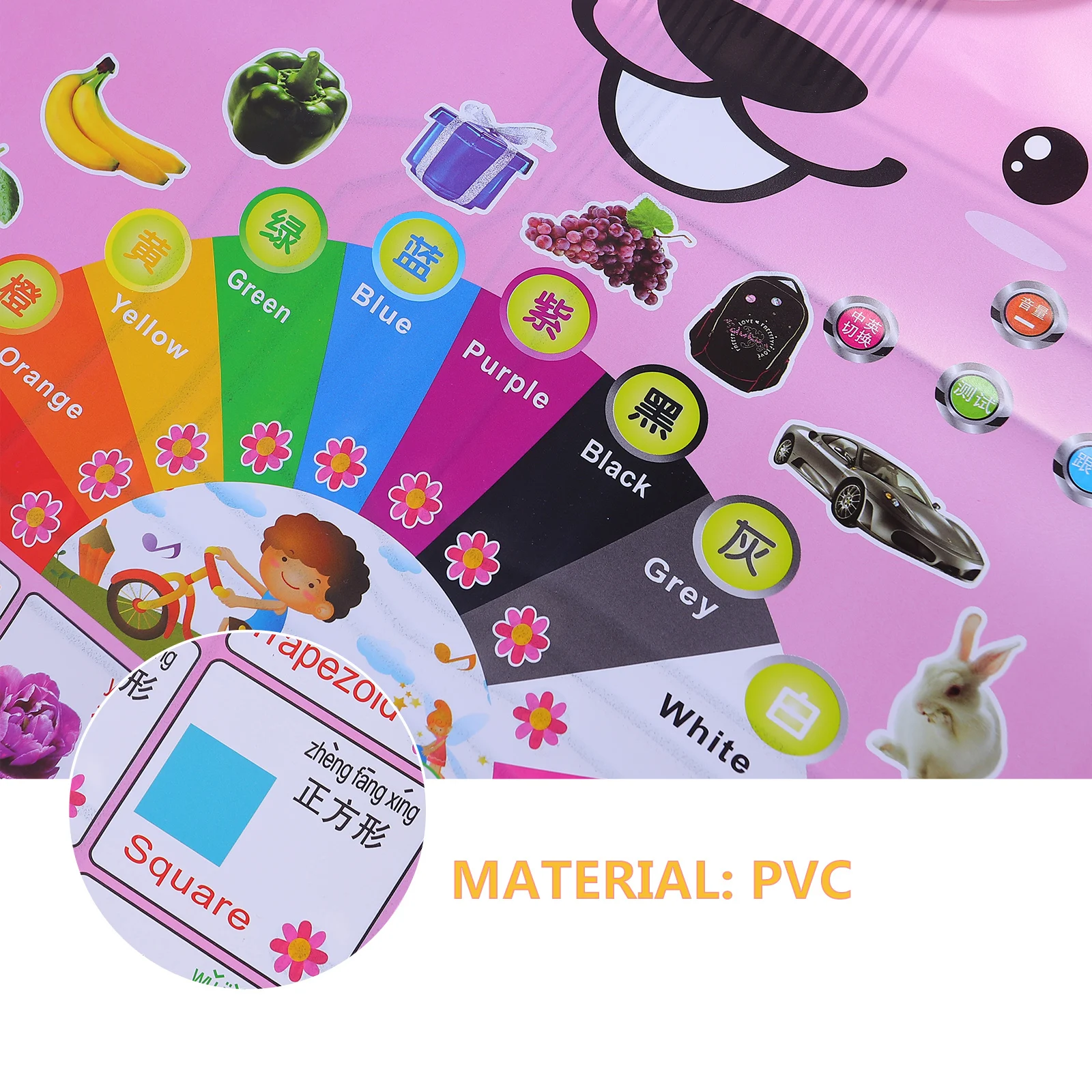 1pc English Learning Talking Poster Bilingual Audio Chart For Educational Wall Display Board For Early Childhood 
1pc English Learning Talking Poster Bilingual Audio Chart For Educational Wall Display Board For Early Childhood