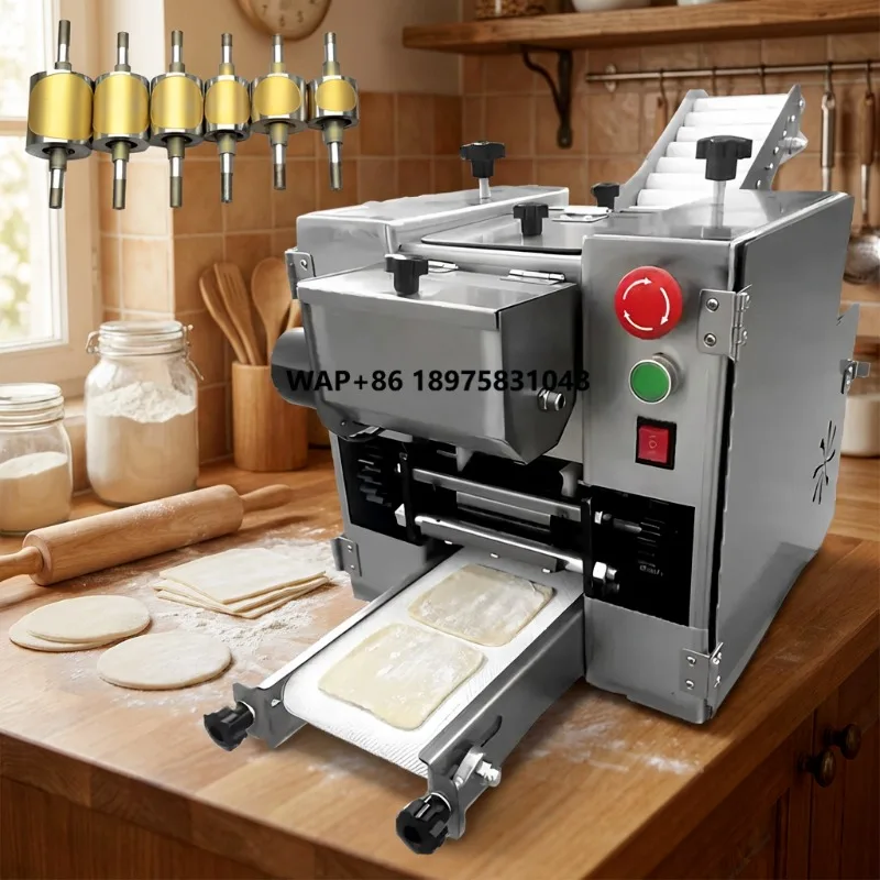 Commercial and automatic dumpling wonton dough making machine
Commercial and automatic dumpling wonton dough making machine
