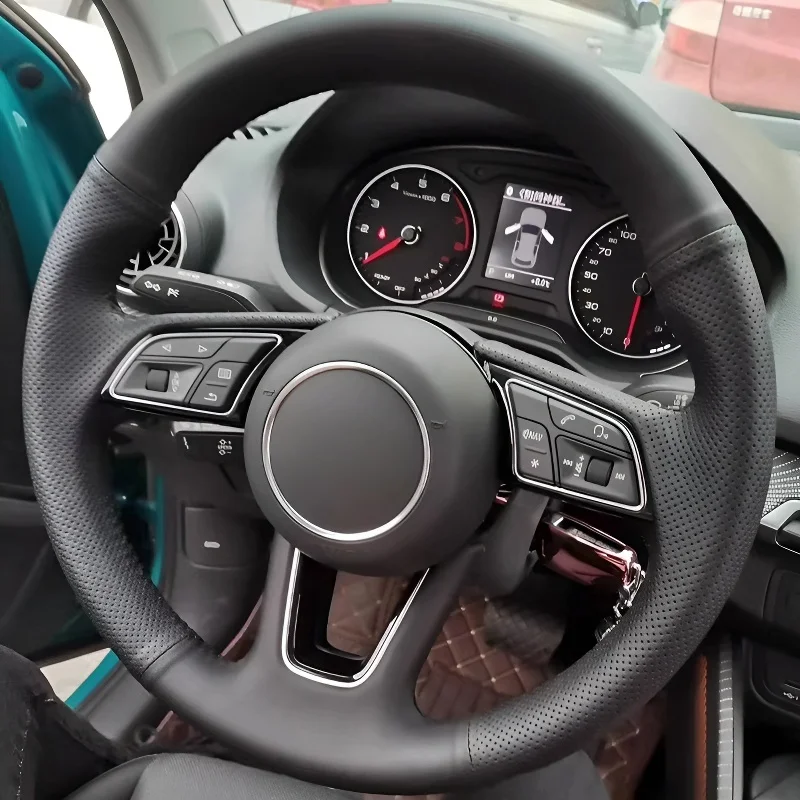 Чехол на руль с полным покрытием ручной работы для Audi A4L 2017-2024, модели, совместимые с Audi A5 и A3Q2L
Чехол на руль с полным покрытием ручной работы для Audi A4L 2017-2024, модели, совместимые с Audi A5 и A3Q2L