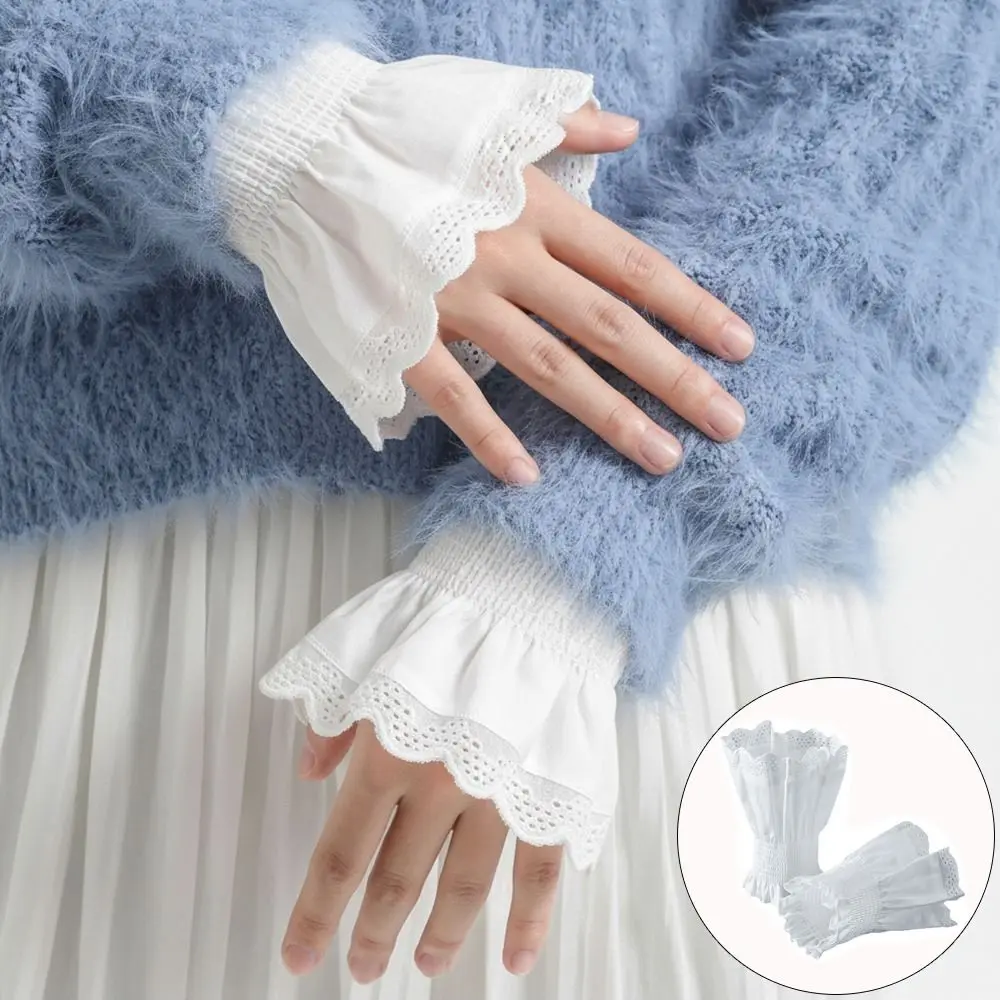 New Cotton Fake Cuff Detachable White Wrist Cuff Clothing Accessory Women
New Cotton Fake Cuff Detachable White Wrist Cuff Clothing Accessory Women