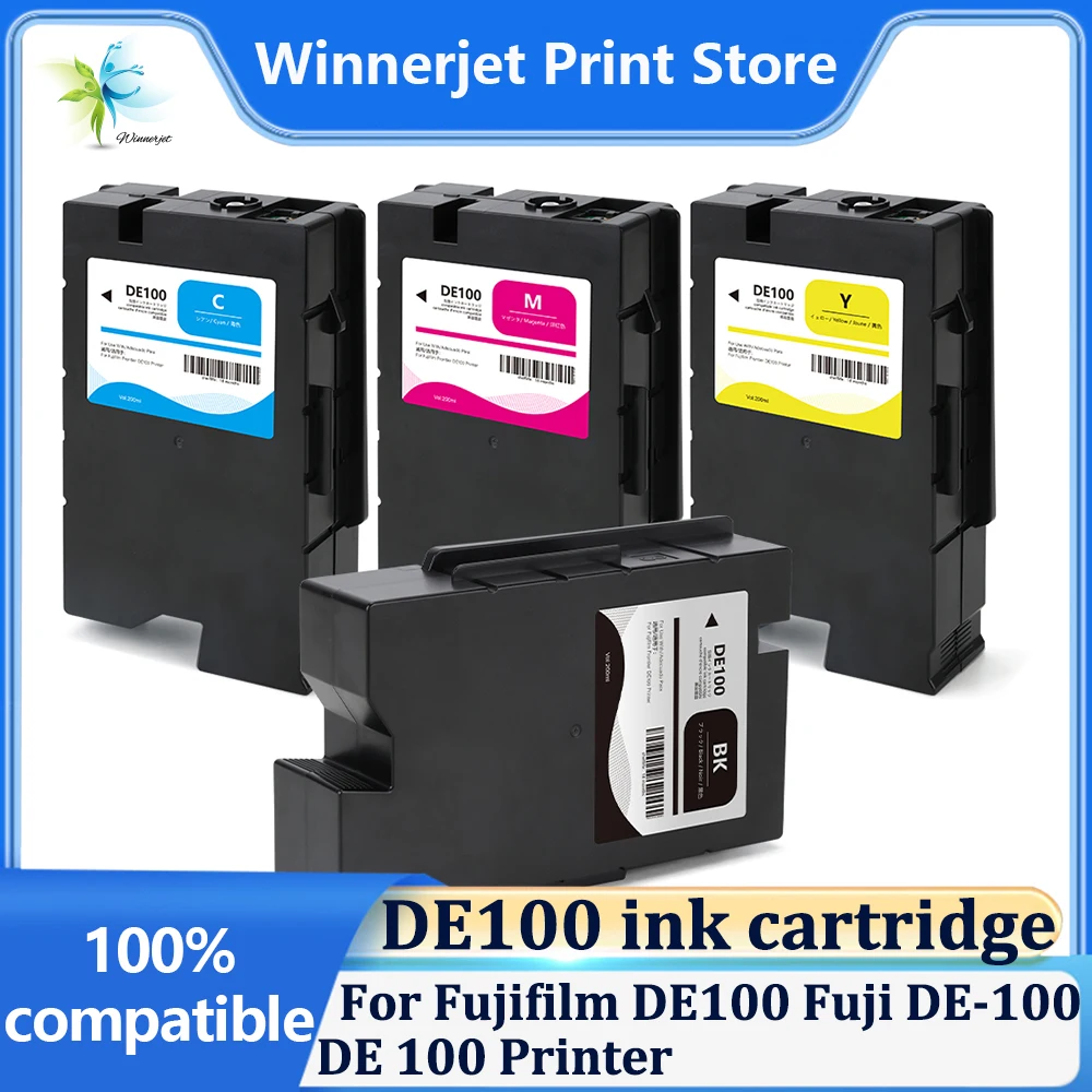 DE100 200ml ink cartridge With Dye ink With one time use chip for Fujifilm DE100 Fuji DE-100 DE 100 Printer ink
DE100 200ml ink cartridge With Dye ink With one time use chip for Fujifilm DE100 Fuji DE-100 DE 100 Printer ink