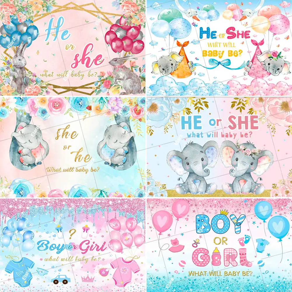 Gender Reveal Boy or Girl He or She Party Decor Teddy Bear Or Elephant Newborn Baby Shower Pregnant Mom Photography Background
Gender Reveal Boy or Girl He or She Party Decor Teddy Bear Or Elephant Newborn Baby Shower Pregnant Mom Photography Background