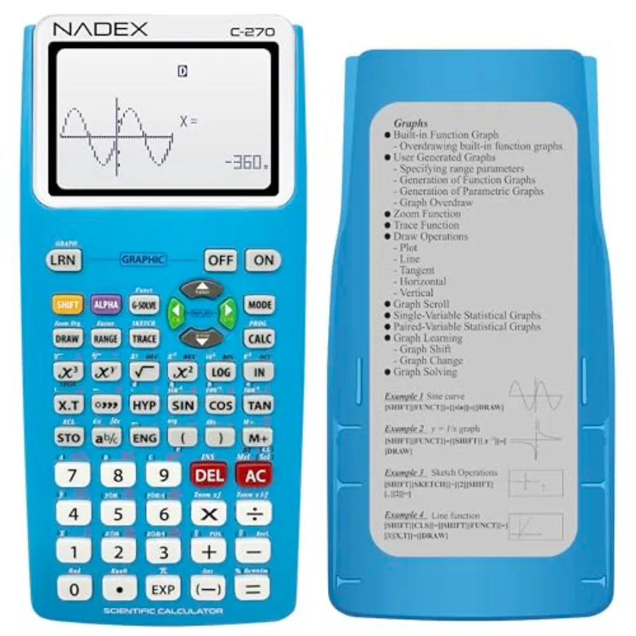 Scientific Calculator with Graph Functions for College and High School Students Engineering Advanced Mathematics Calculus Algeb